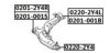 ASVA 0201-001B Control Arm-/Trailing Arm Bush